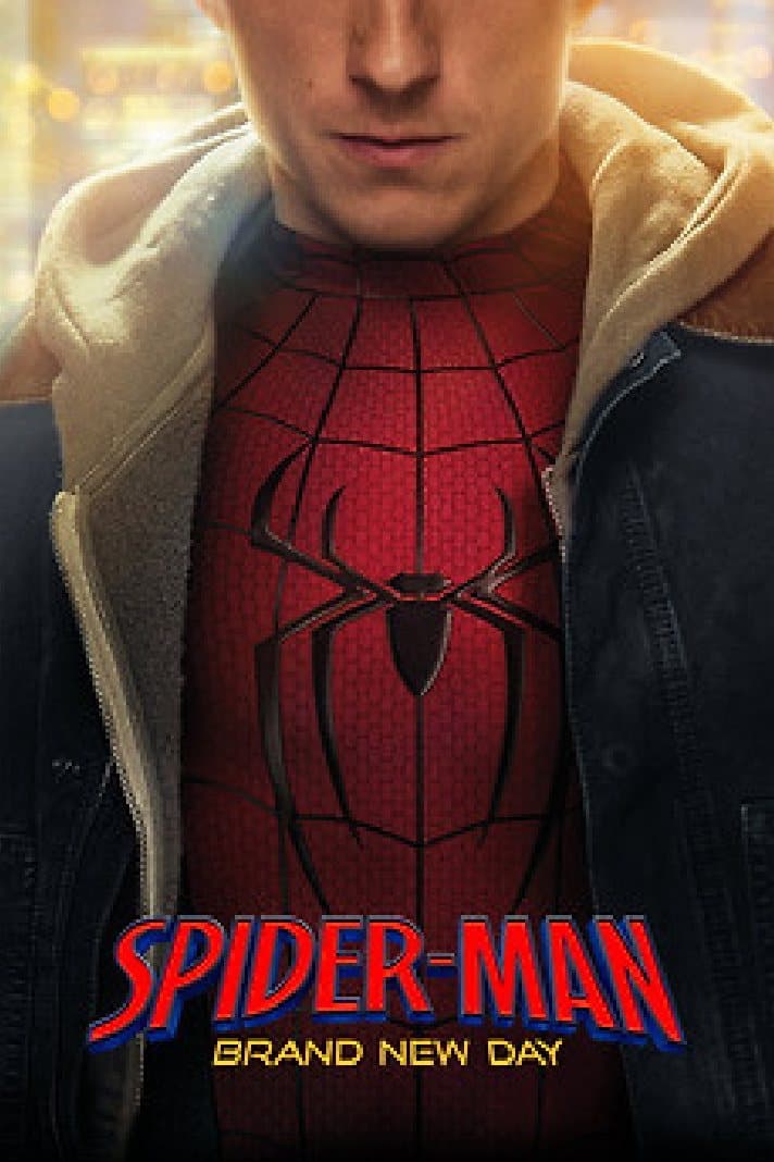 The Spider-Man: Brand New Day poster, Peter Parker's suit showing under a jacket